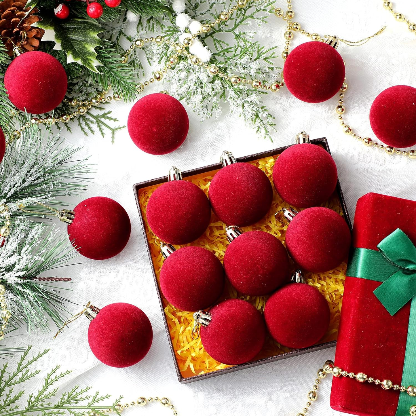 ✨Christmas sale 50% off✨🎄30 Pcs Christmas Velvet Balls