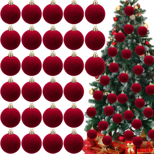 ✨Christmas sale 50% off✨🎄30 Pcs Christmas Velvet Balls