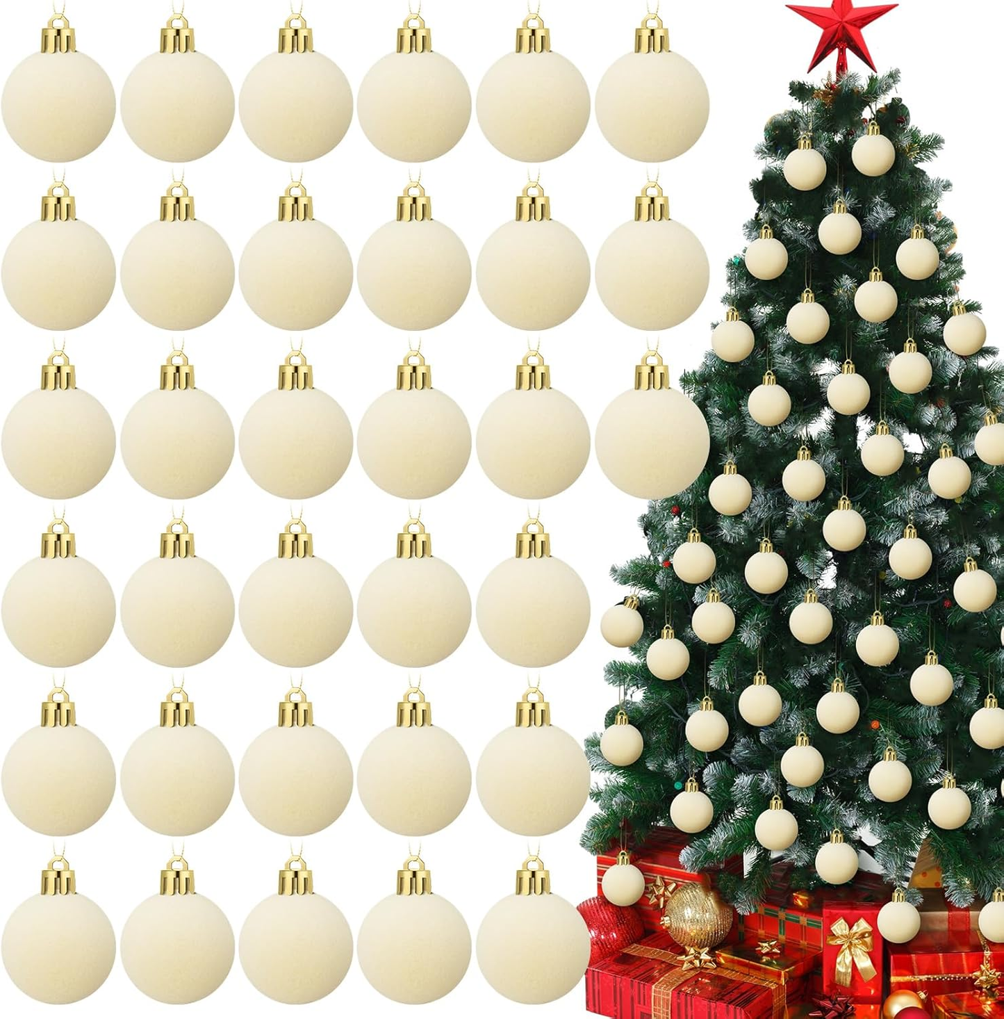 ✨Christmas sale 50% off✨🎄30 Pcs Christmas Velvet Balls