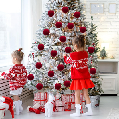 ✨Christmas sale 50% off✨🎄30 Pcs Christmas Velvet Balls