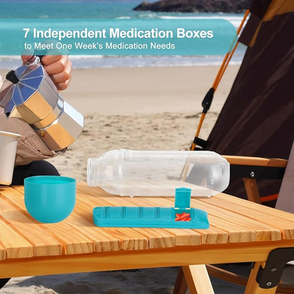 ✨Today's Special 30% Off✨Portable Pill Box Water Cup