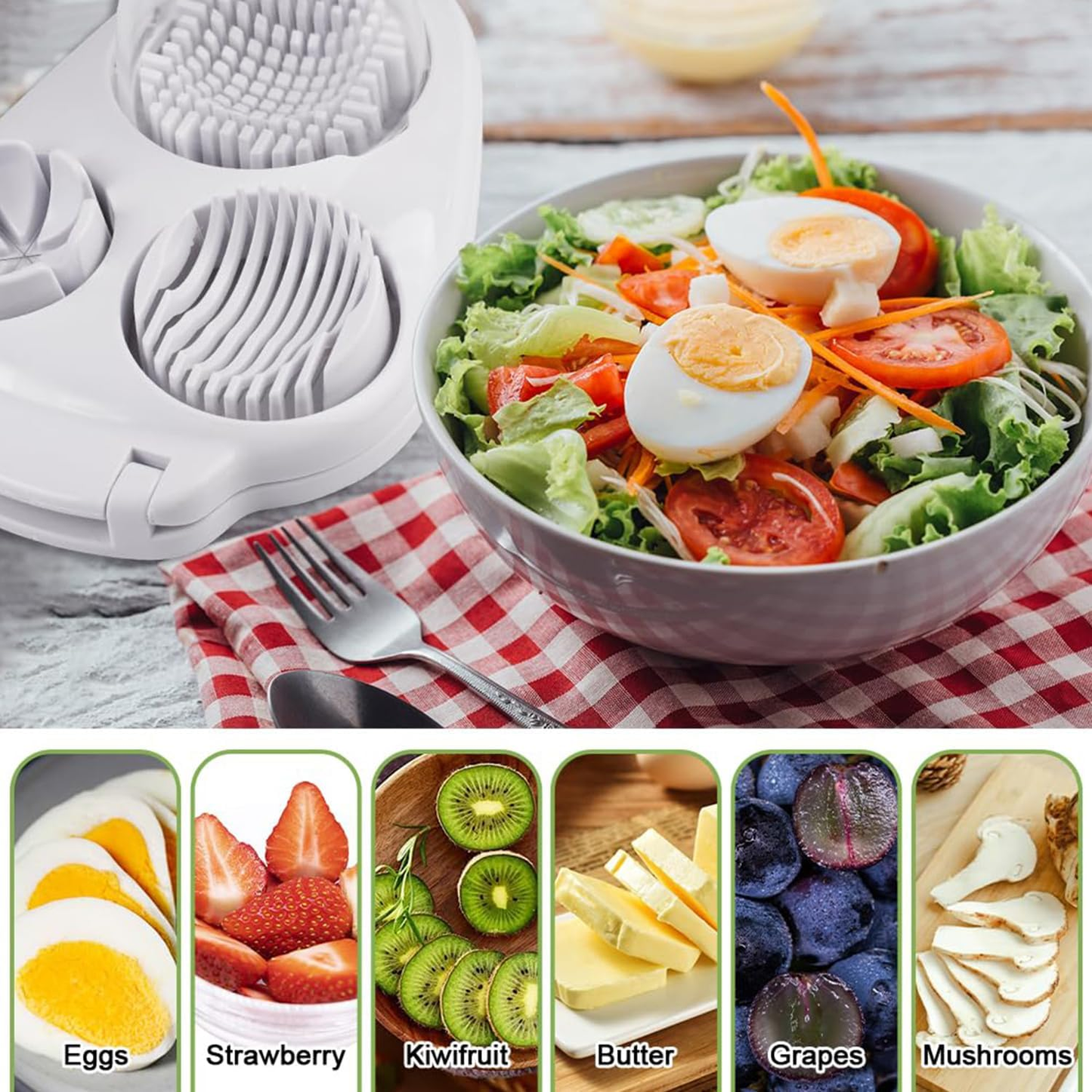 ✨Today's Special 30% Off✨🍳 Egg Slicer 3 in 1