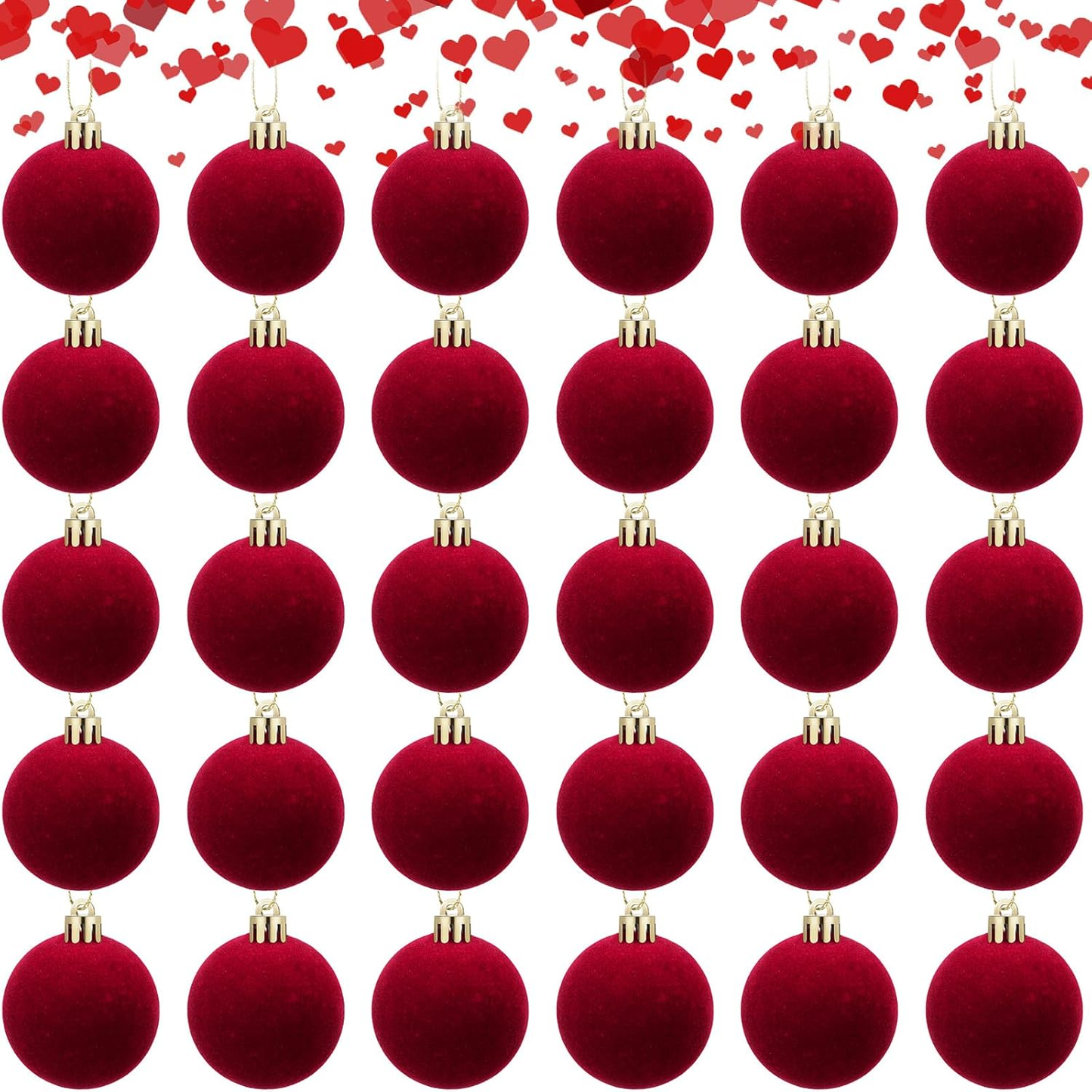 ✨Christmas sale 50% off✨🎄30 Pcs Christmas Velvet Balls